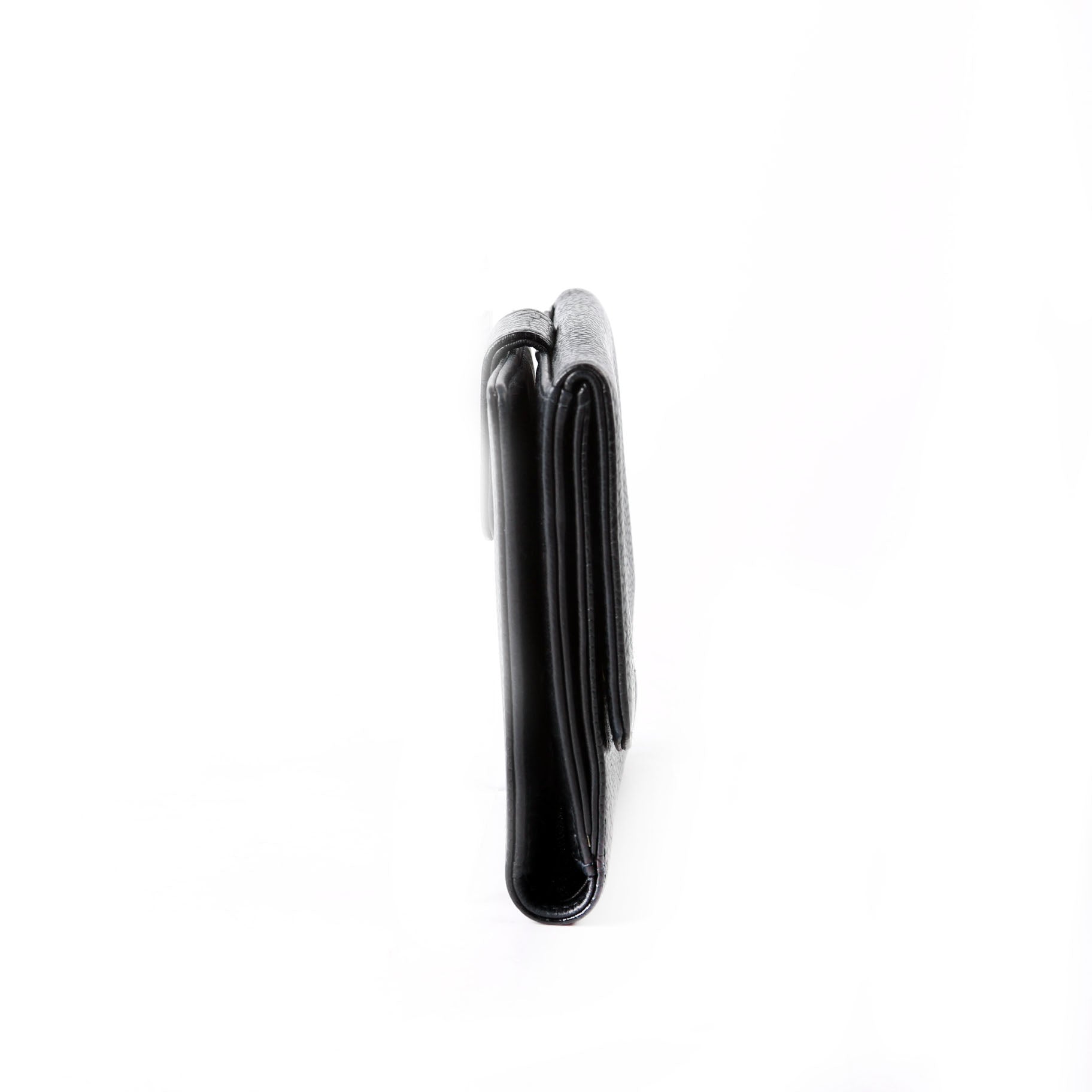 Timeless Compact Wallet Caviar Vintage Black
