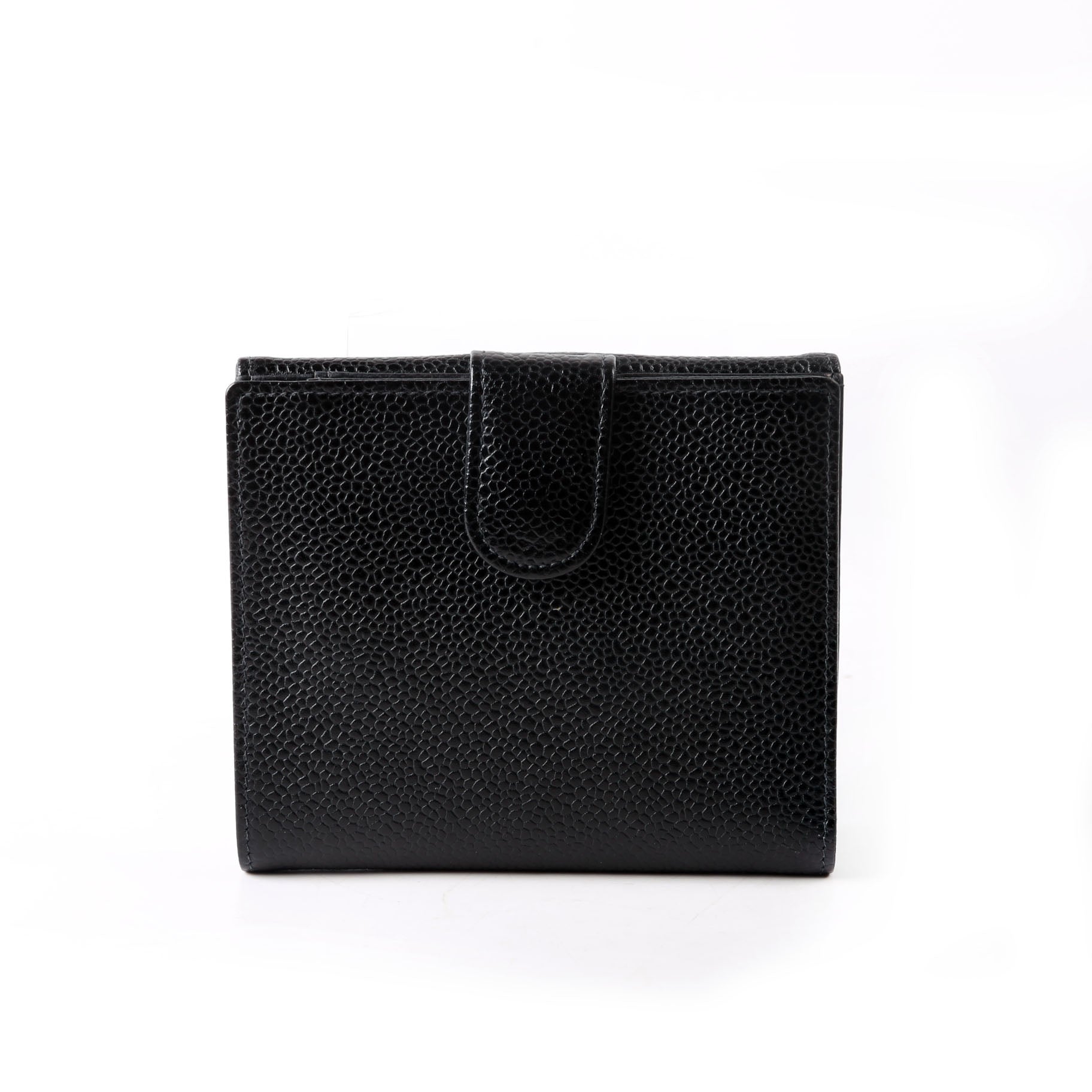 Timeless Compact Wallet Caviar Vintage Black