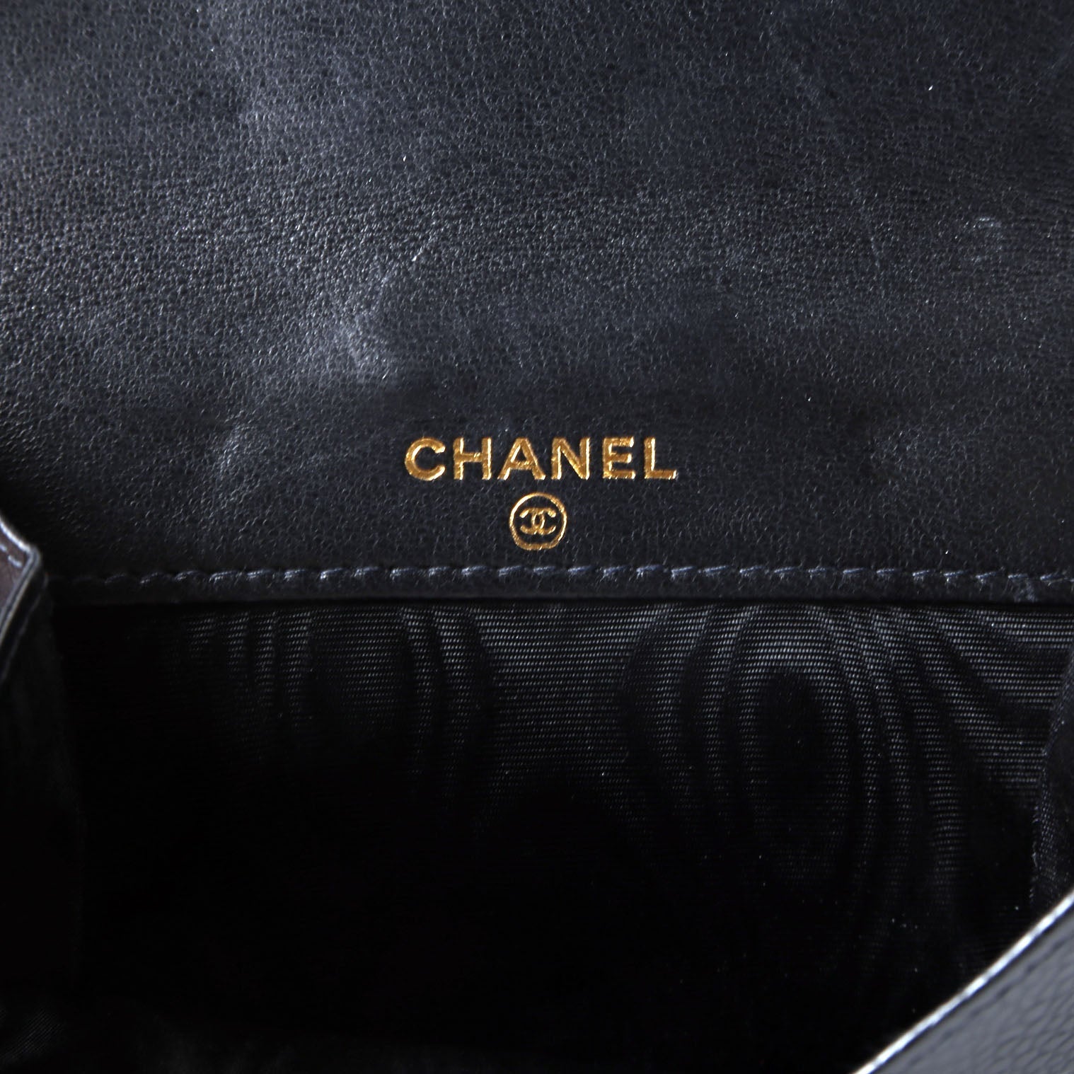 Timeless Compact Wallet Caviar Vintage Black
