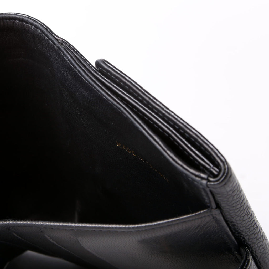 Timeless Compact Wallet Caviar Vintage Black