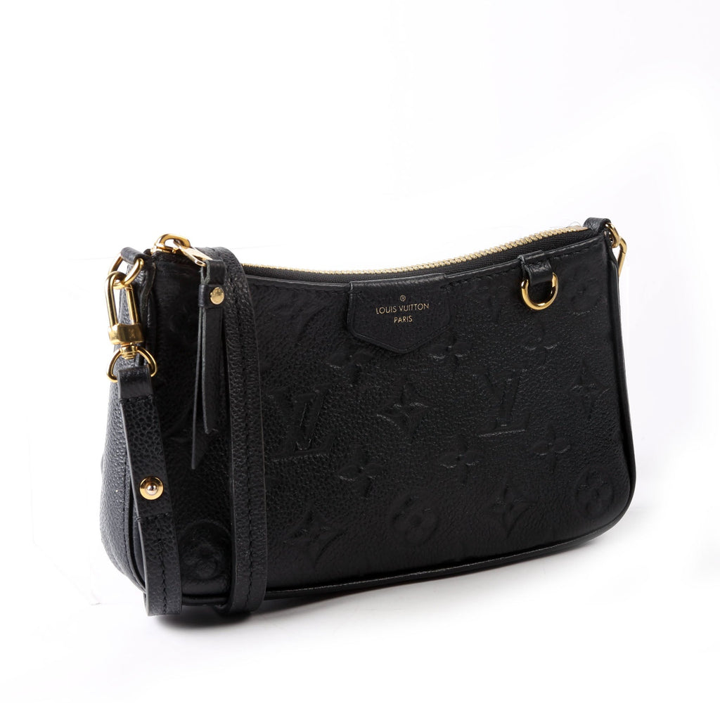 Easy Pouch On Strap Empreinte Black
