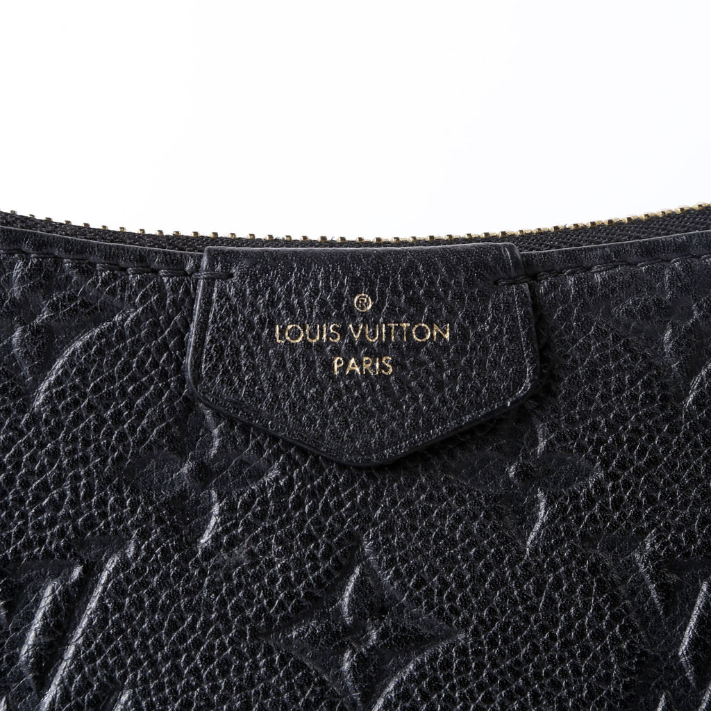 Easy Pouch On Strap Empreinte Black