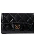 Classic Business Card Holder Lambskin 31M Black