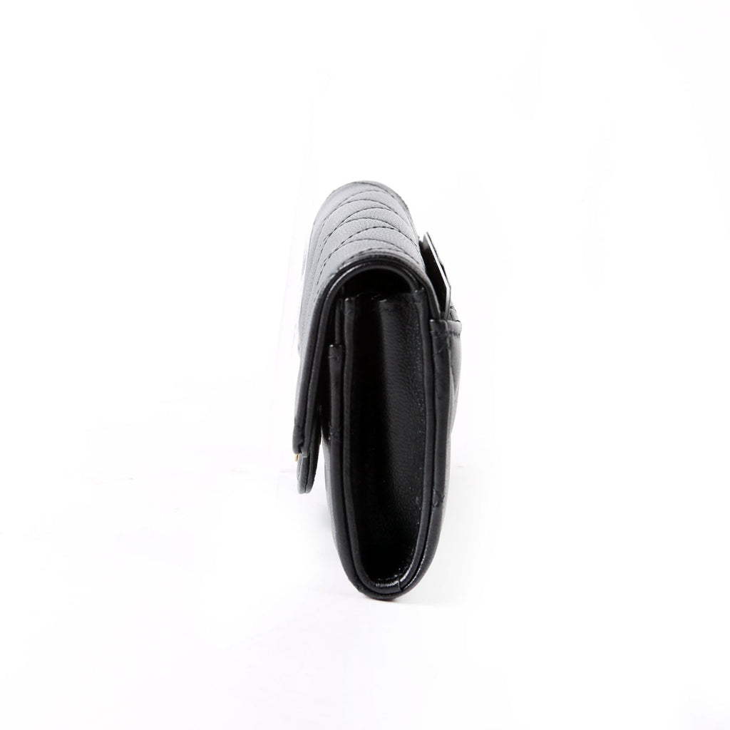 Classic Business Card Holder Lambskin 31M Black