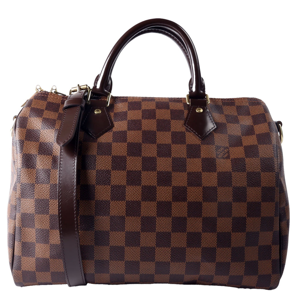 Speedy 30 With Strap Damier Ebene