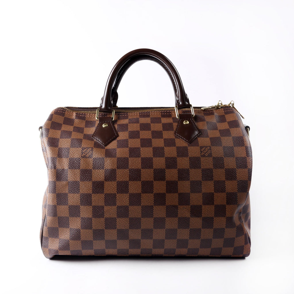 Speedy 30 With Strap Damier Ebene
