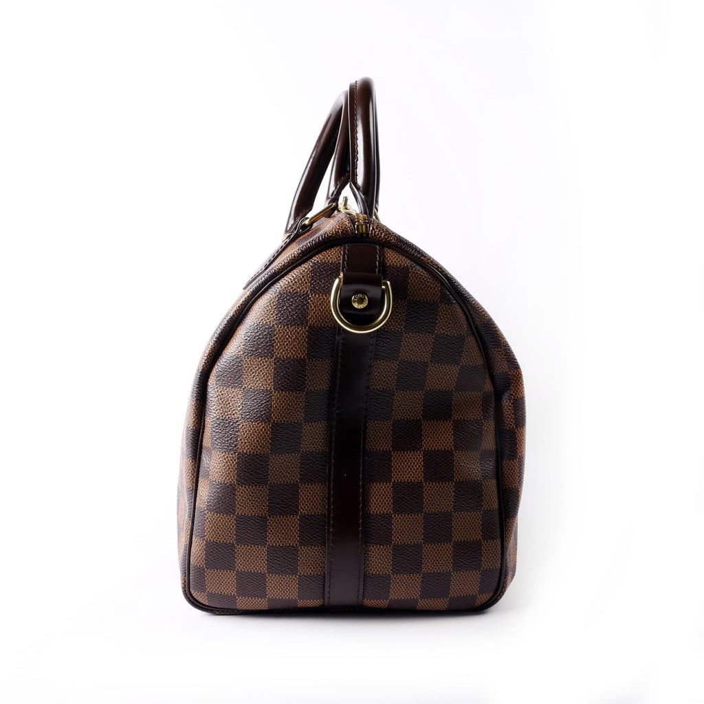 Speedy 30 With Strap Damier Ebene