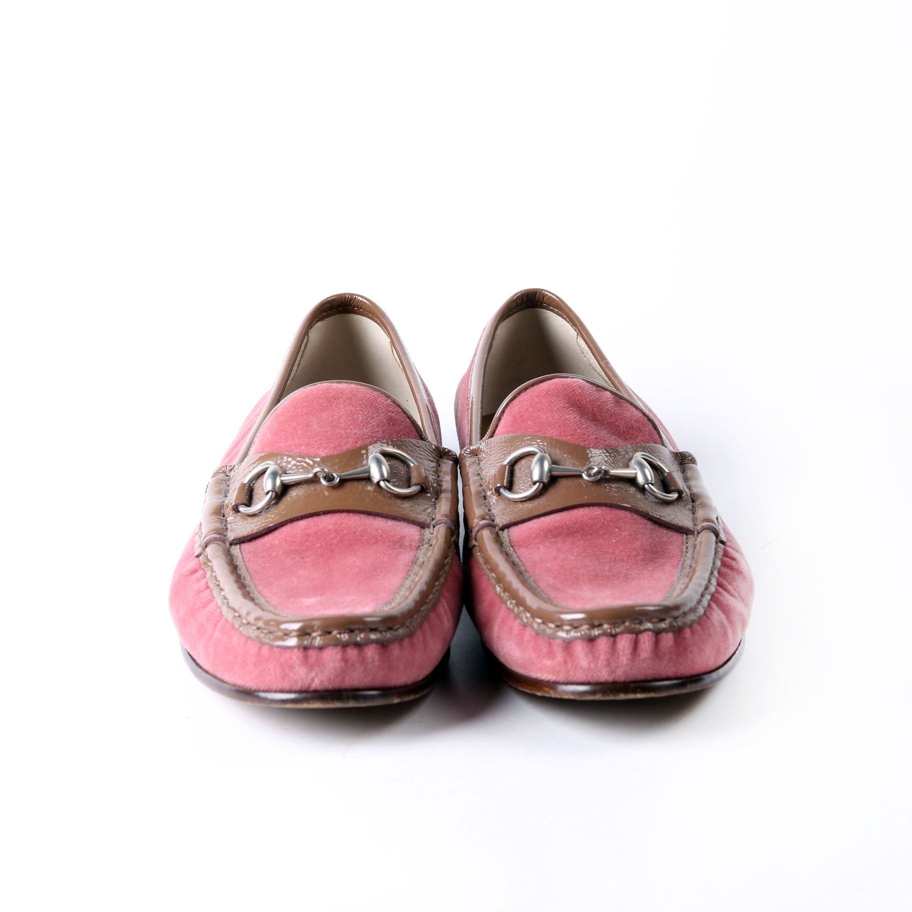 Gucci Horsebit Velvet Loafers Size 38.5