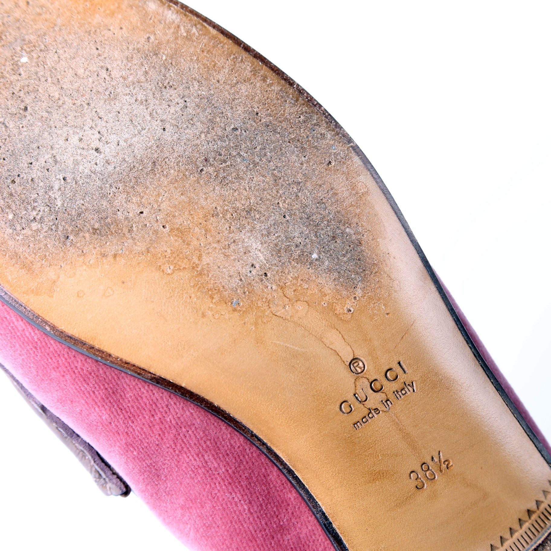 Gucci Horsebit Velvet Loafers Size 38.5