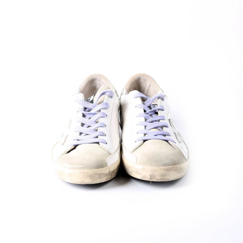Superstar Sneakers Size 39 White/Purple/Glitter