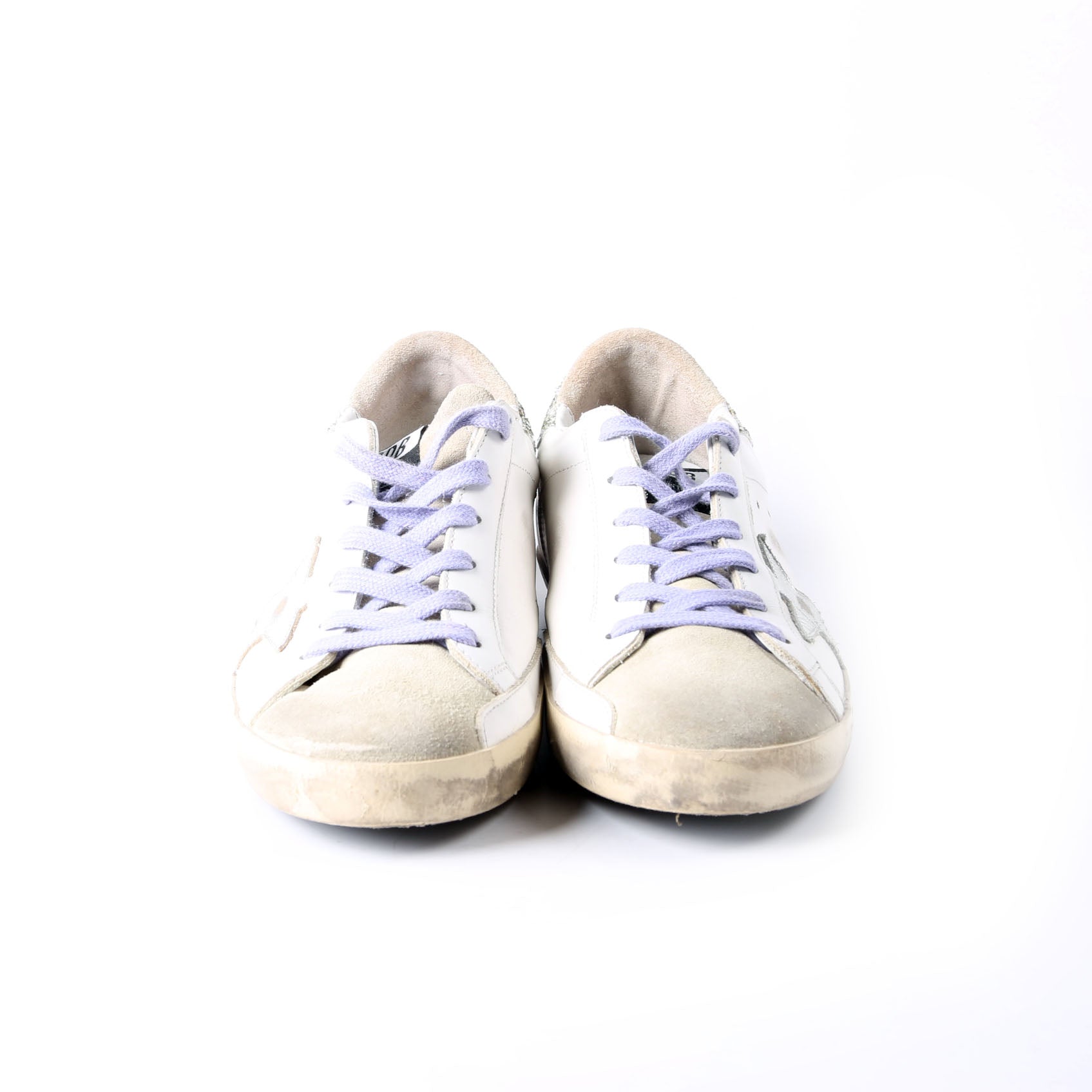 Superstar Sneakers Size 39 White/Purple/Glitter
