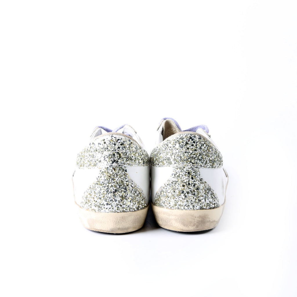 Superstar Sneakers Size 39 White/Purple/Glitter
