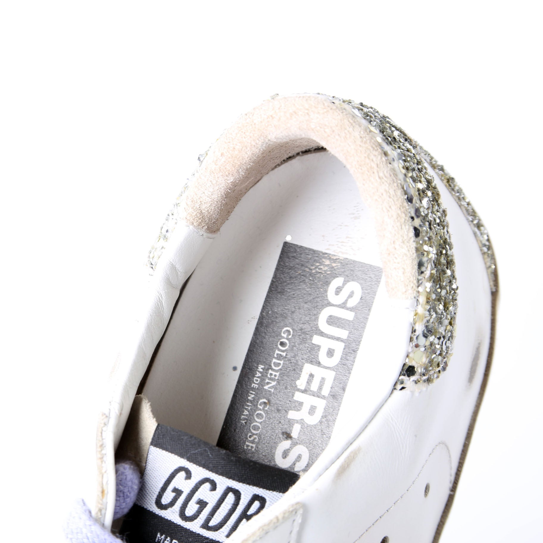 Superstar Sneakers Size 39 White/Purple/Glitter