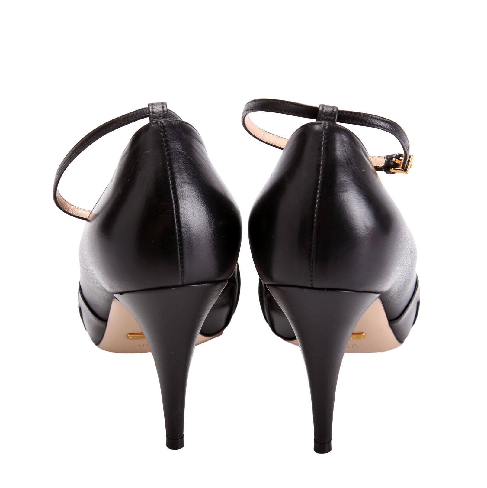 Gucci Interlocking G Logo Plaque 95MM Pumps Size 40.5