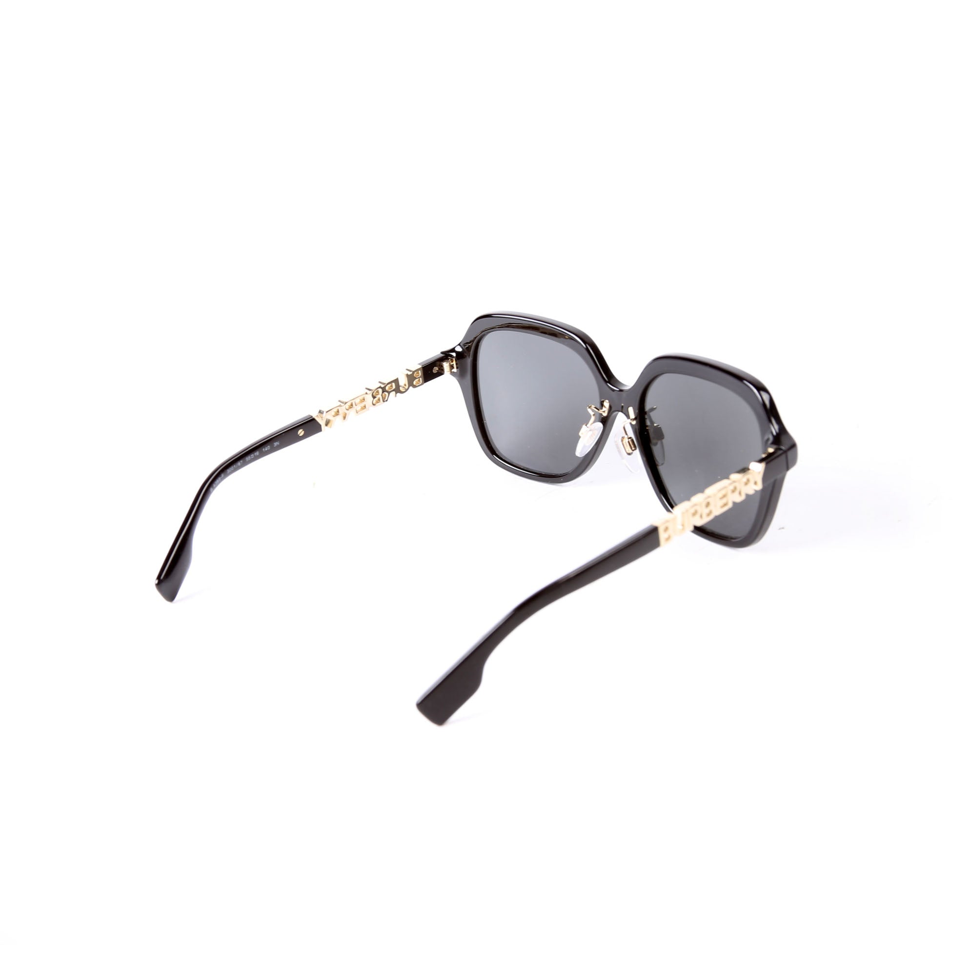 4389-F Joni Square Sunglasses Black/Gold
