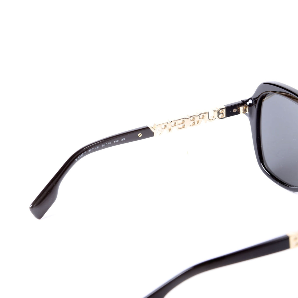 4389-F Joni Square Sunglasses Black/Gold