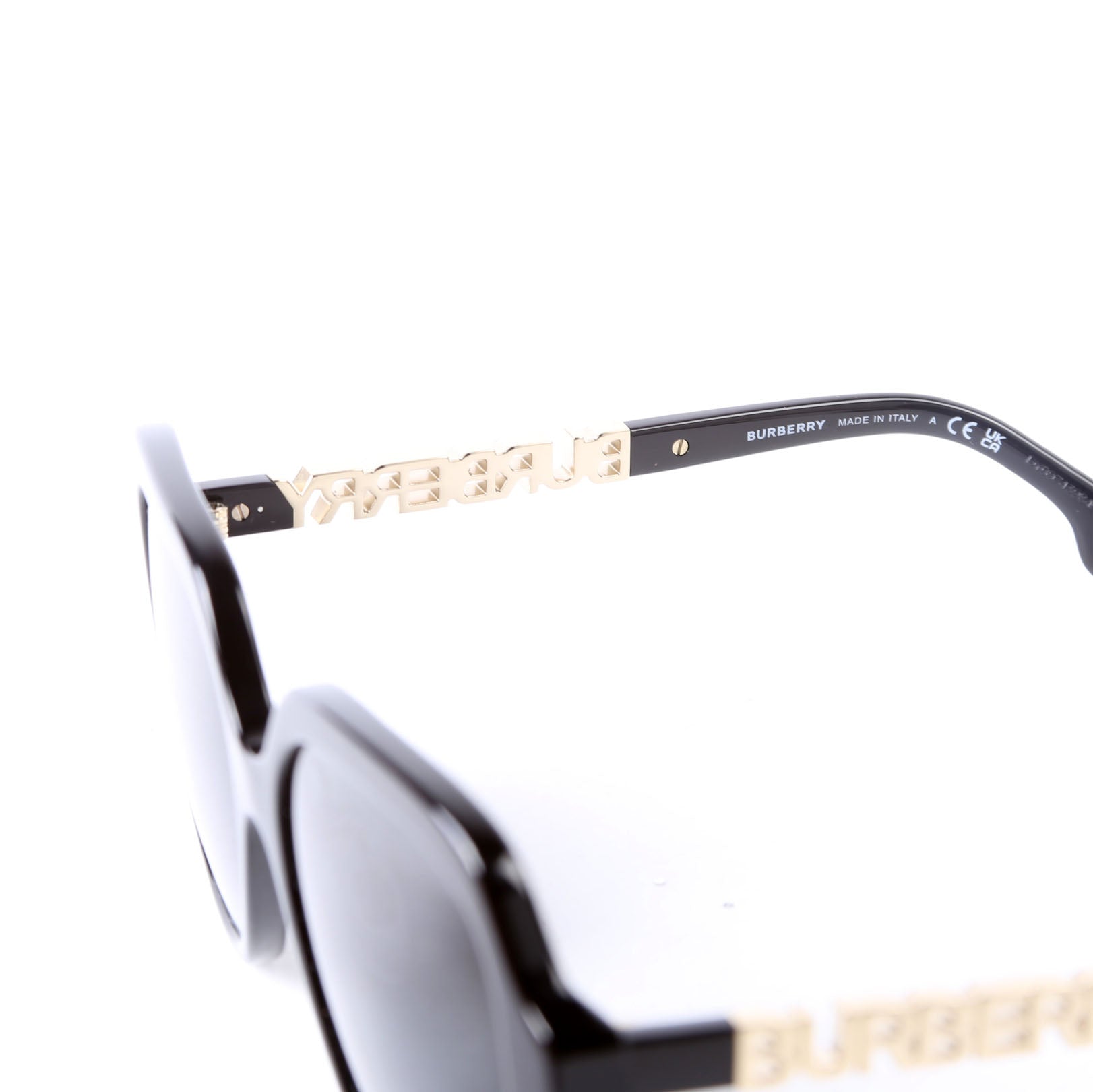 4389-F Joni Square Sunglasses Black/Gold