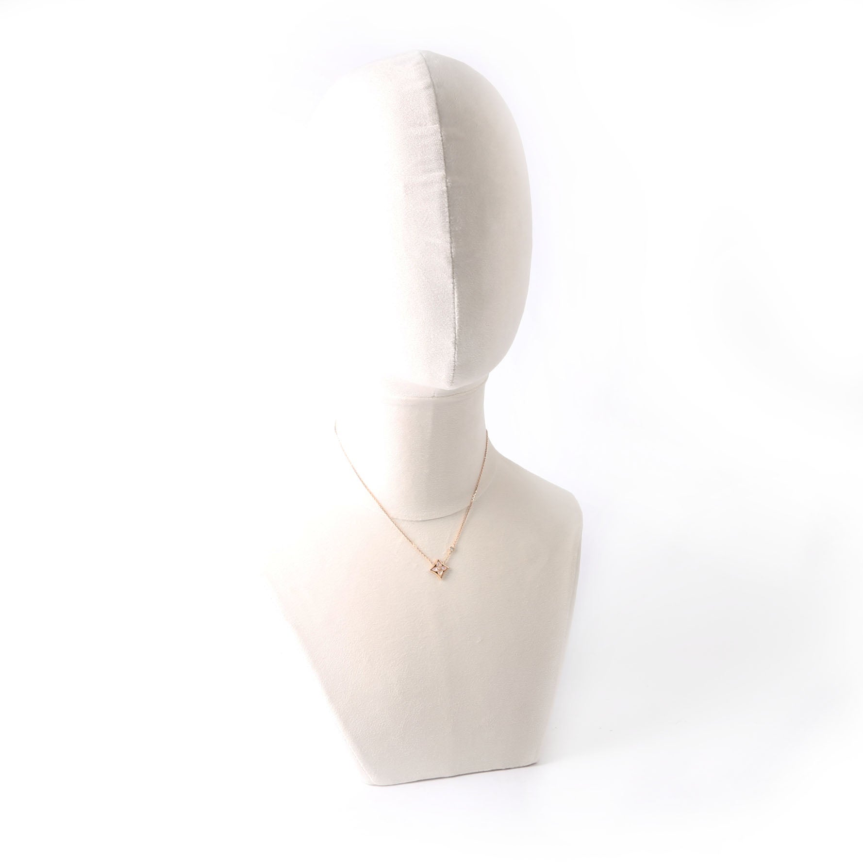 Color Blossom BB Star Necklace 750/Diamond/Mother Of Pearl