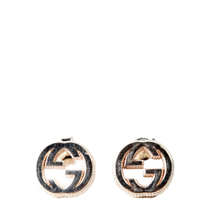 Interlocking G Stud Earrings 925