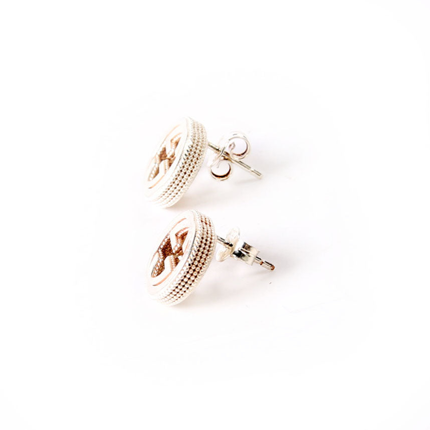 Interlocking G Stud Earrings 925