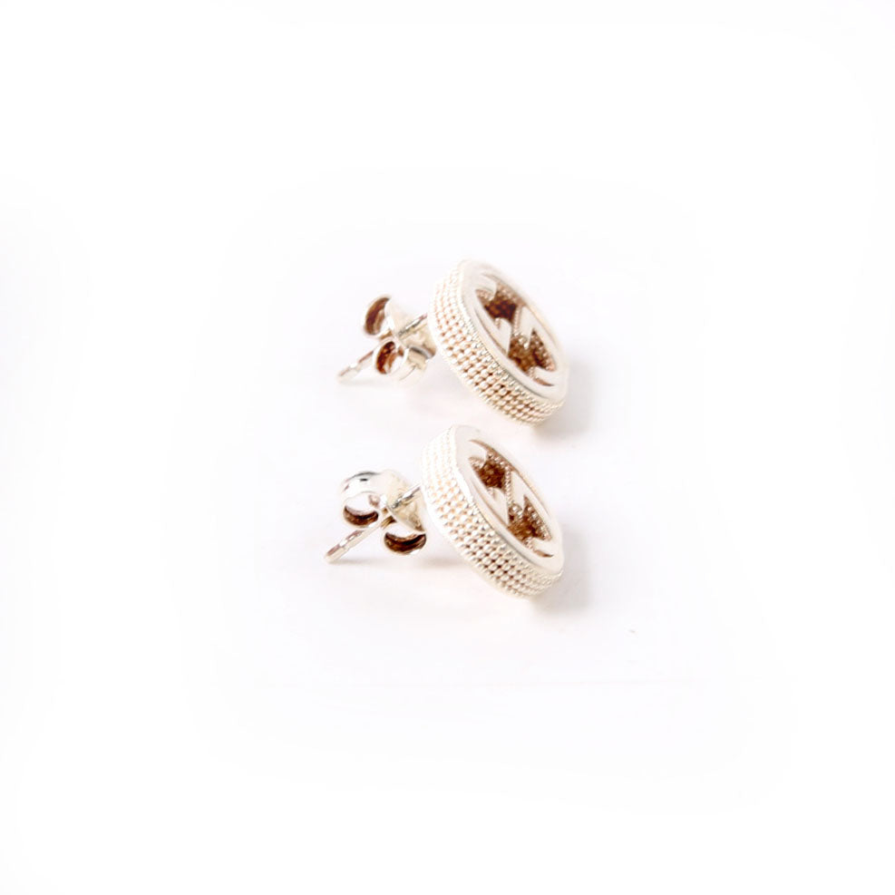 Interlocking G Stud Earrings 925