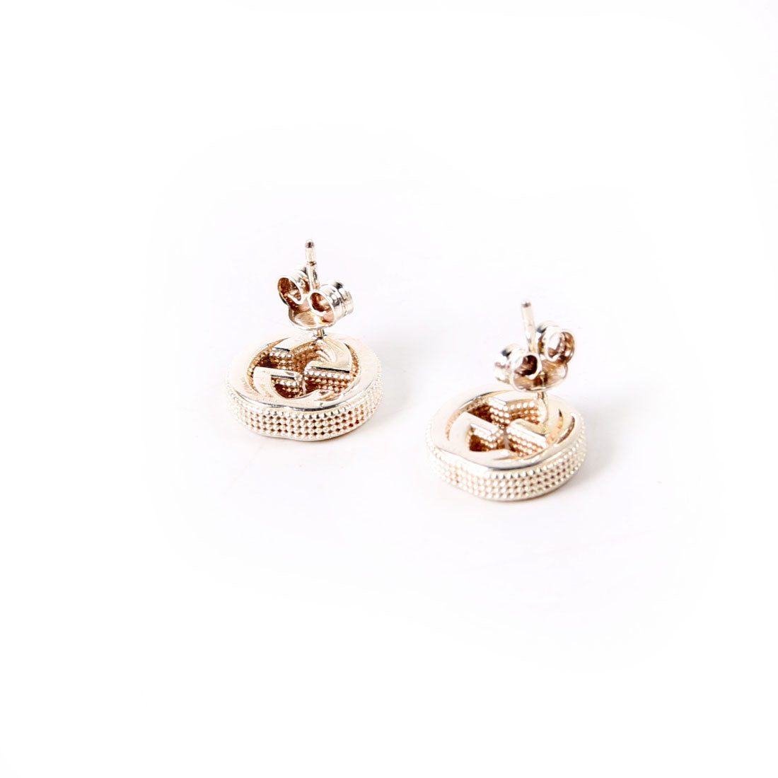 Interlocking G Stud Earrings 925