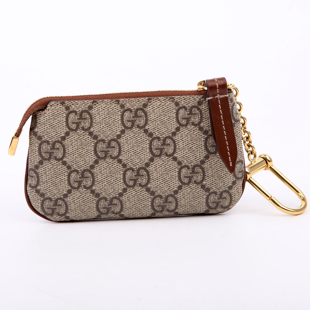 Gucci 447964 GG Supreme Key Case