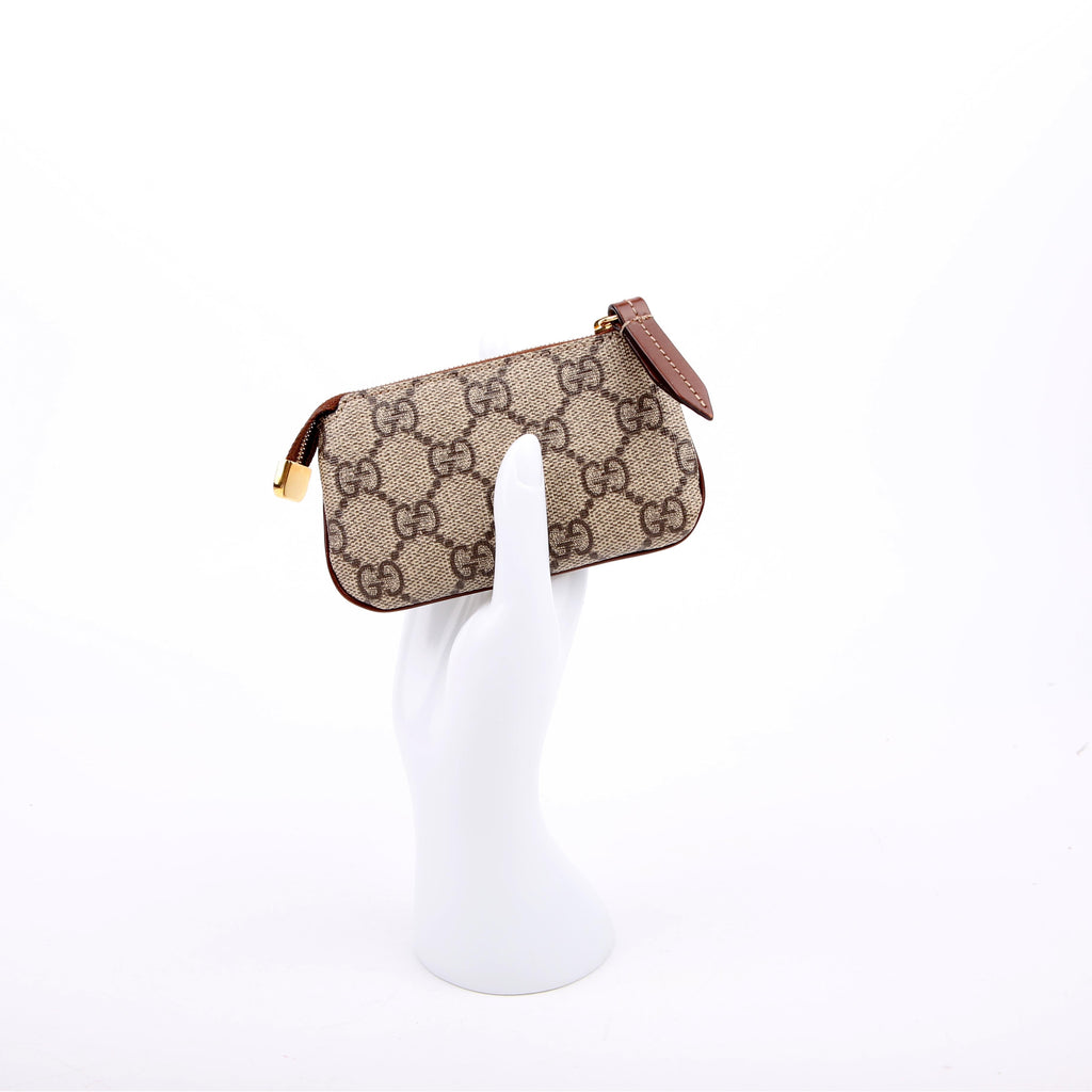 Gucci 447964 GG Supreme Key Case