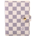 Agenda Small Ring Damier Azur