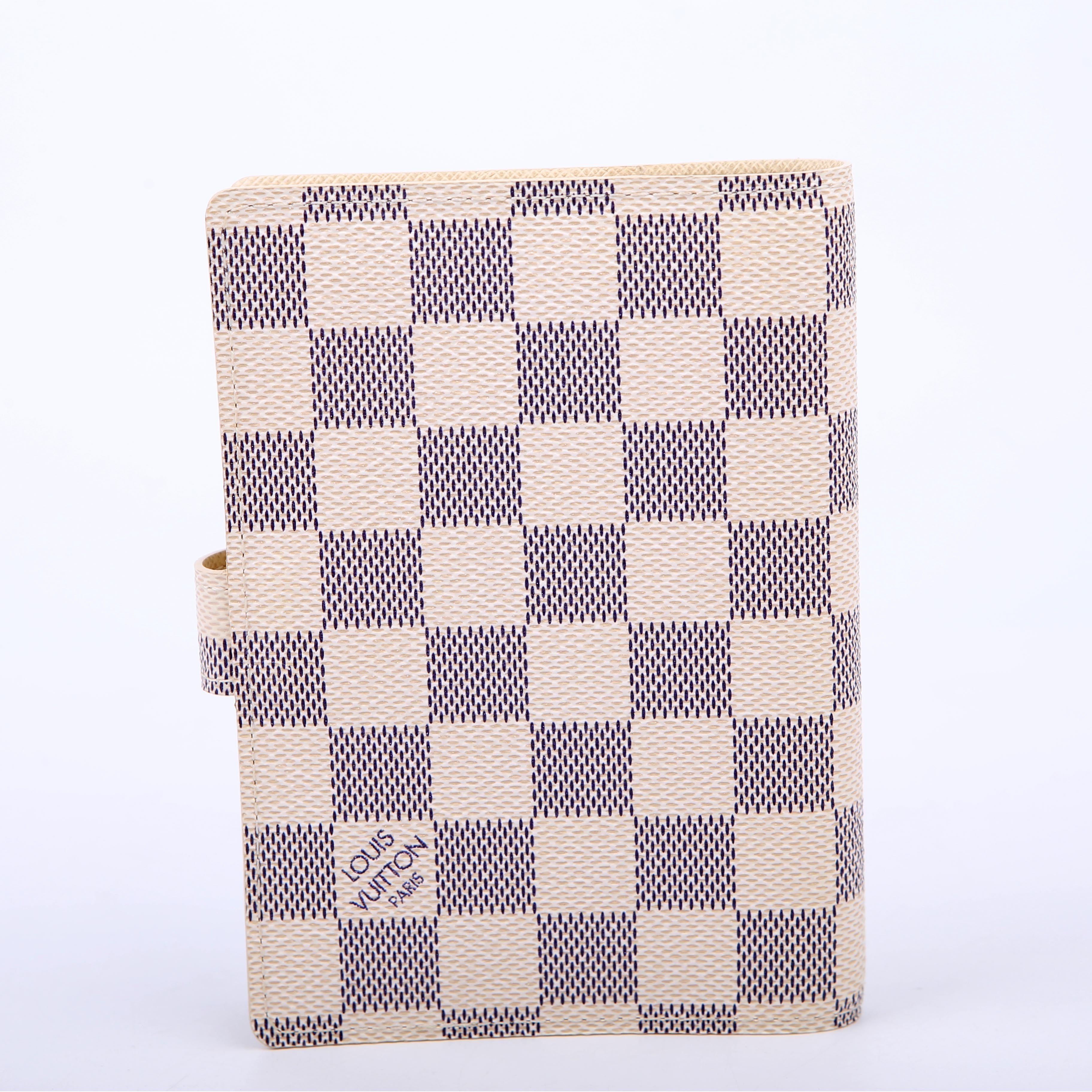 Agenda Small Ring Damier Azur