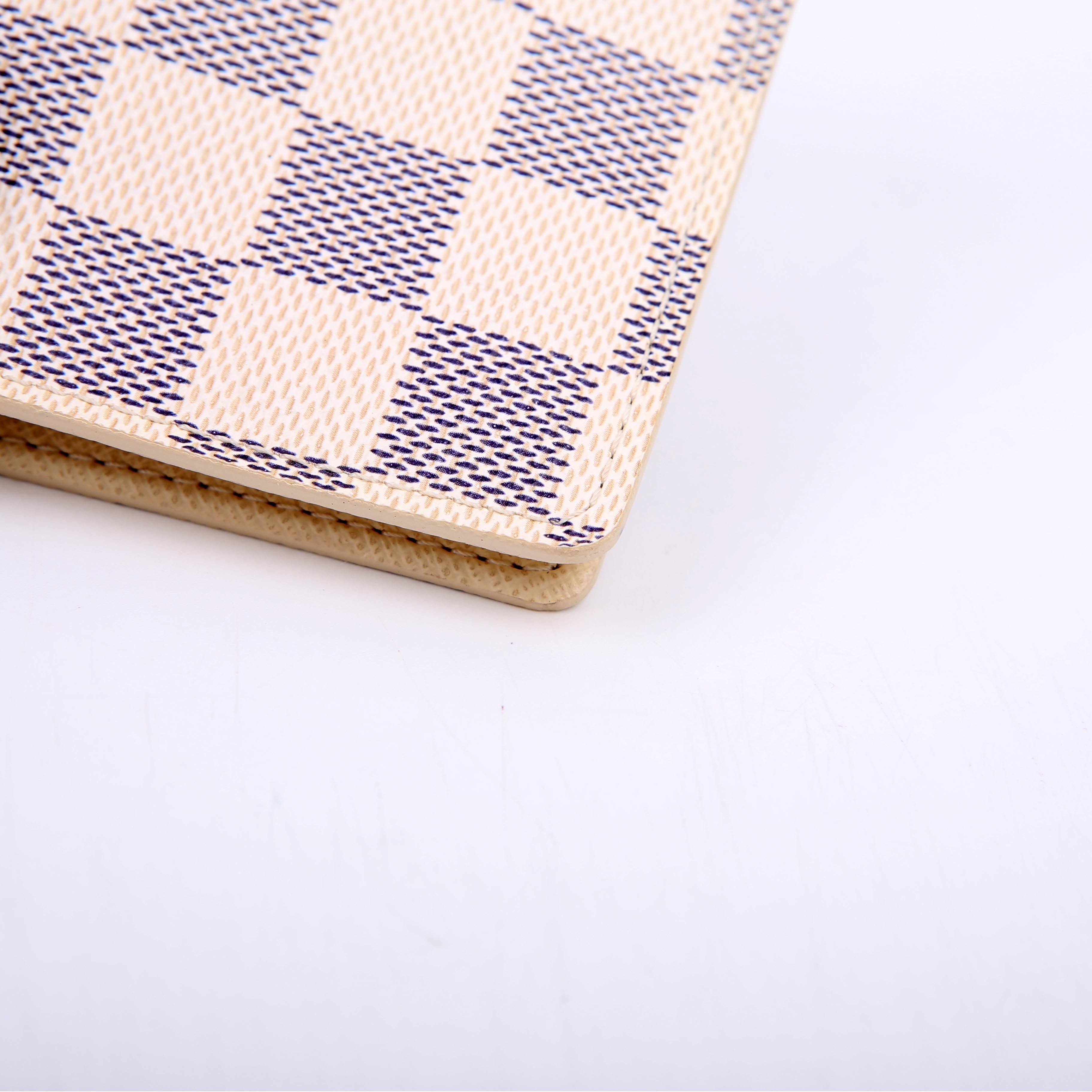 Agenda Small Ring Damier Azur