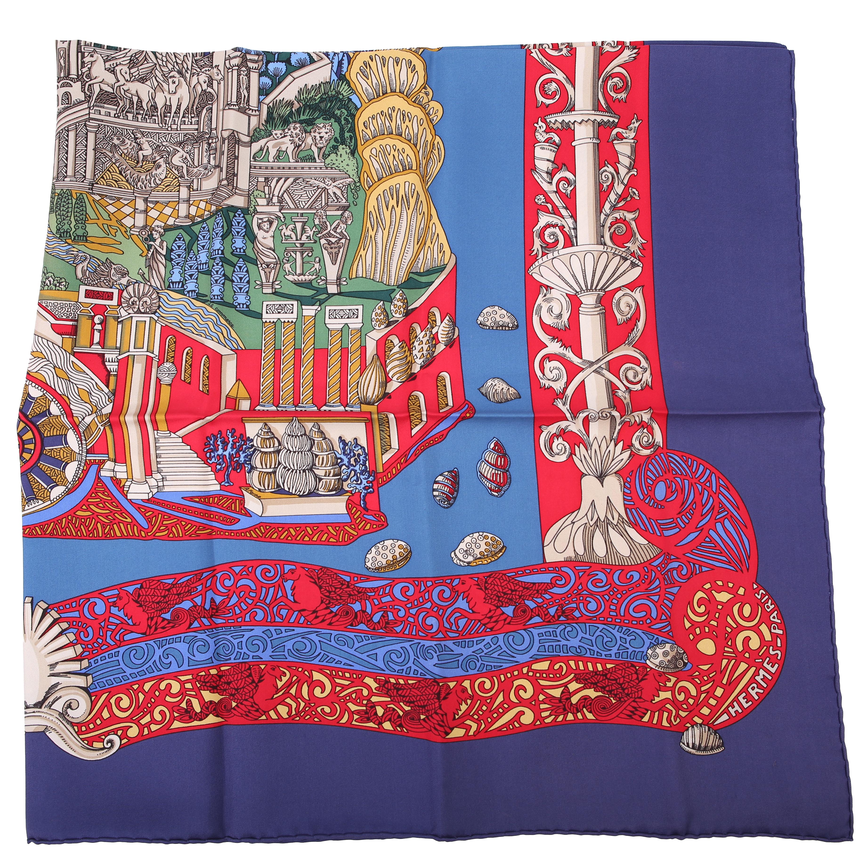 L'antantide 90CM Silk Scarf