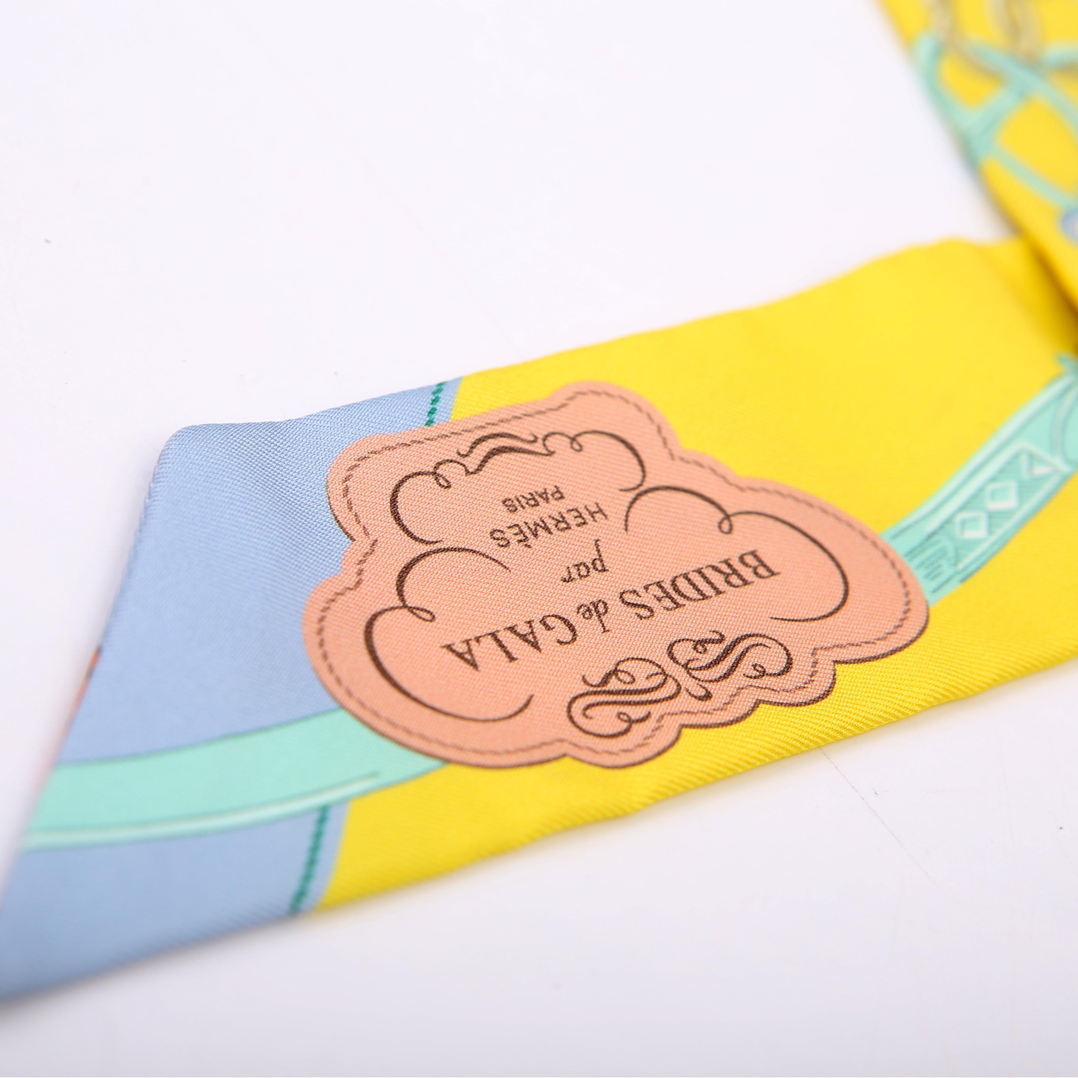 Brides De Gala Twilly Scarf Yellow