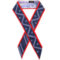 Hermes Balade En Berline Twilly Silk Scarf Blue/Red