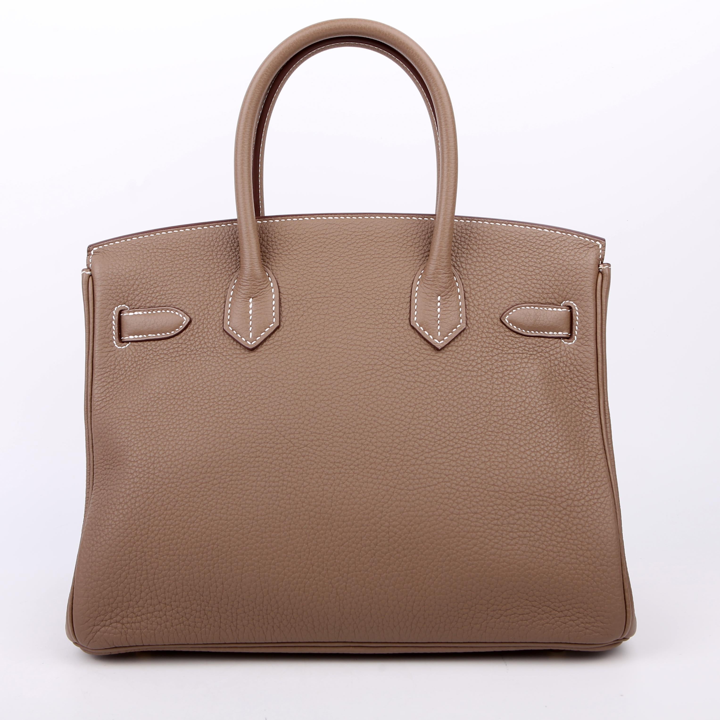 Birkin 30 Togo 2021 Etoupe/Gold