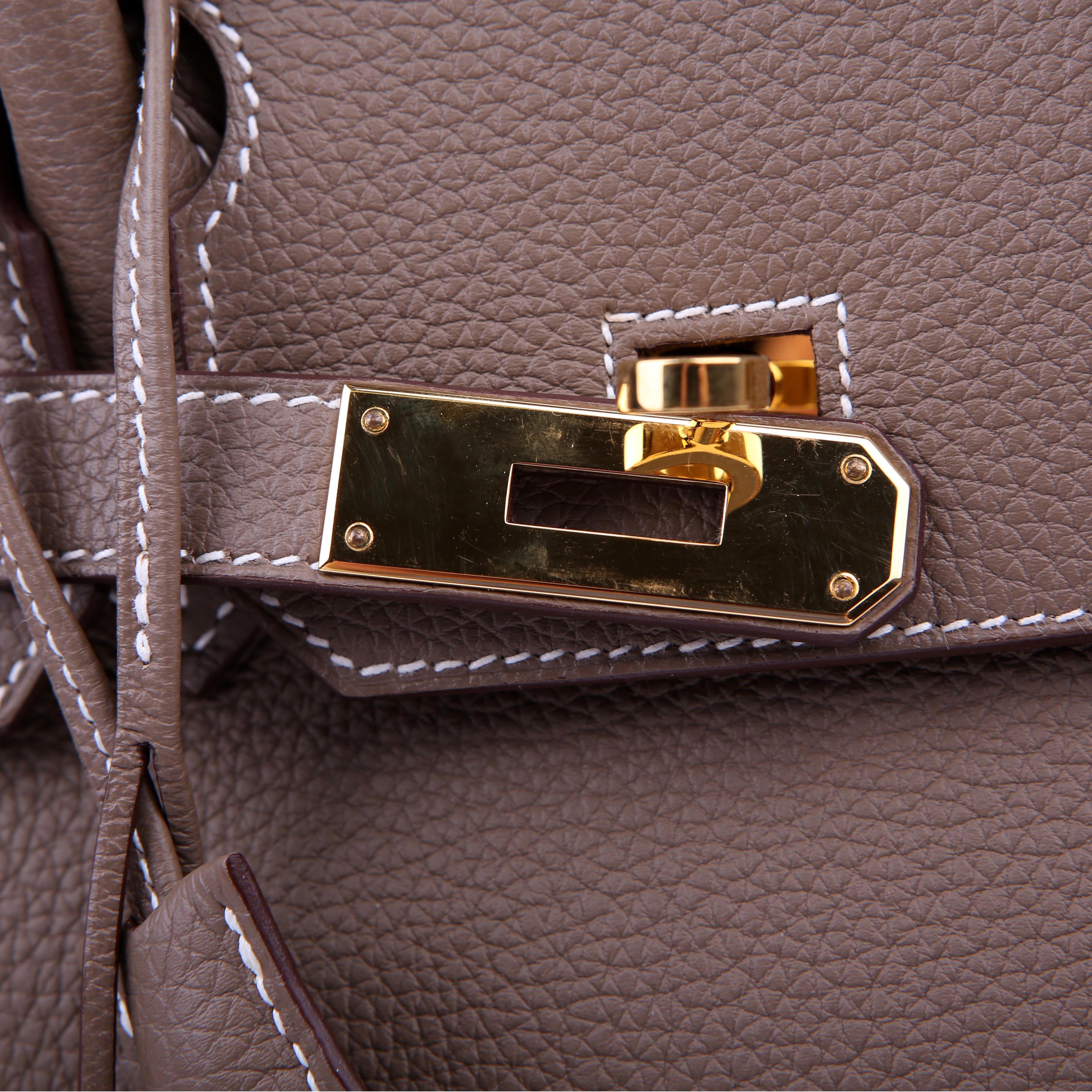 Birkin 30 Togo 2021 Etoupe/Gold