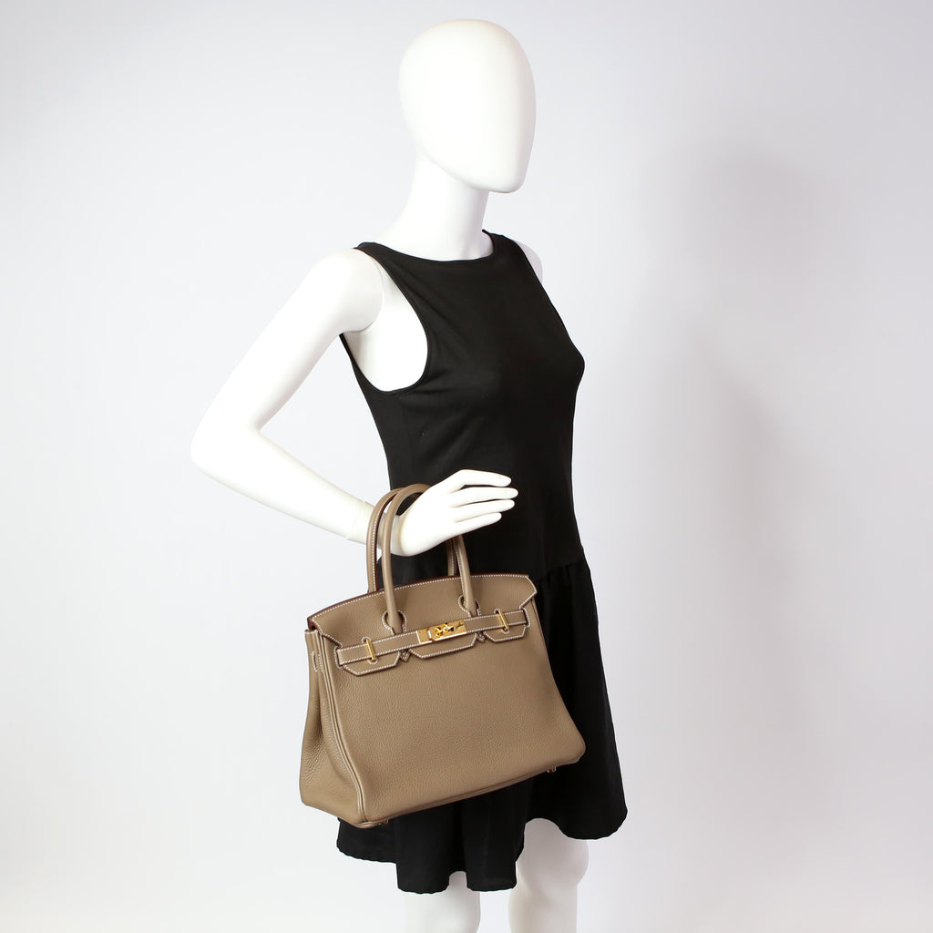 Birkin 30 Togo 2021 Etoupe/Gold