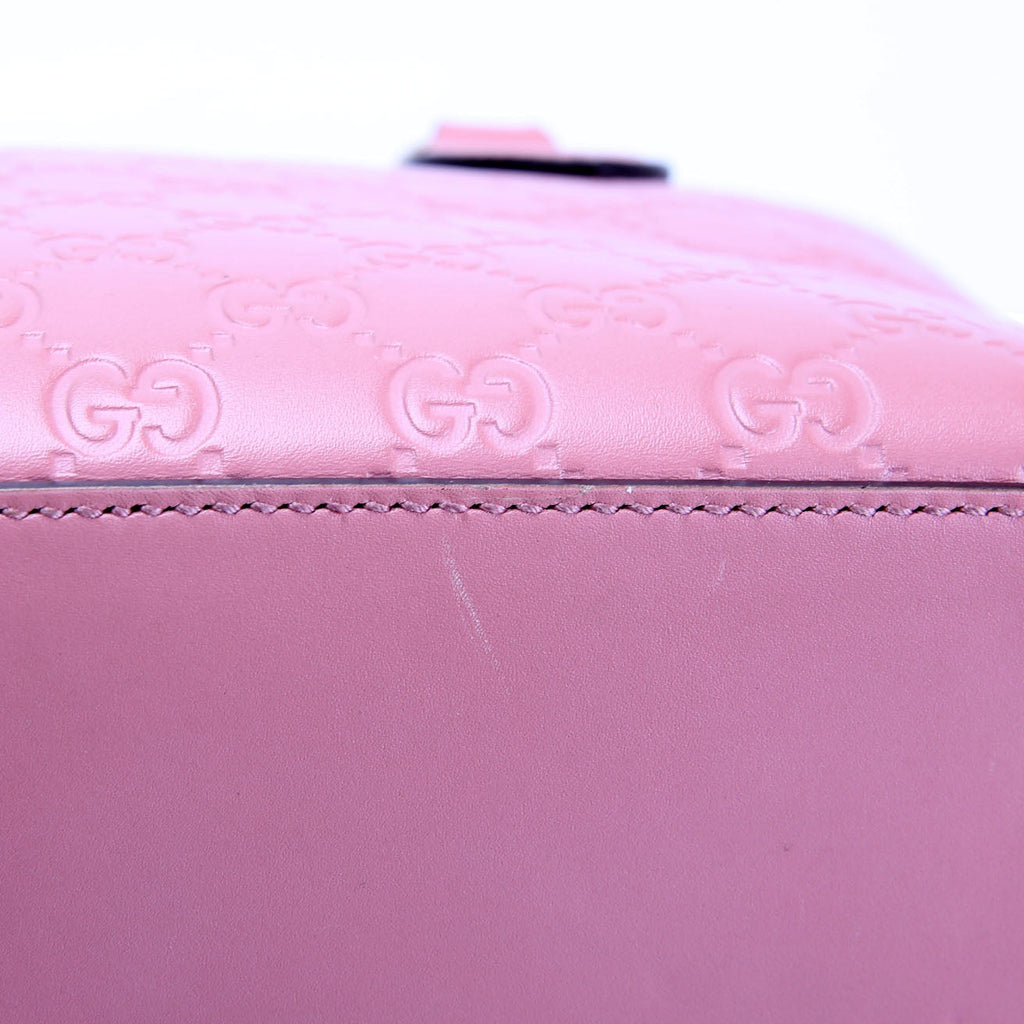 428226 Sig Leather Fold Over Tote