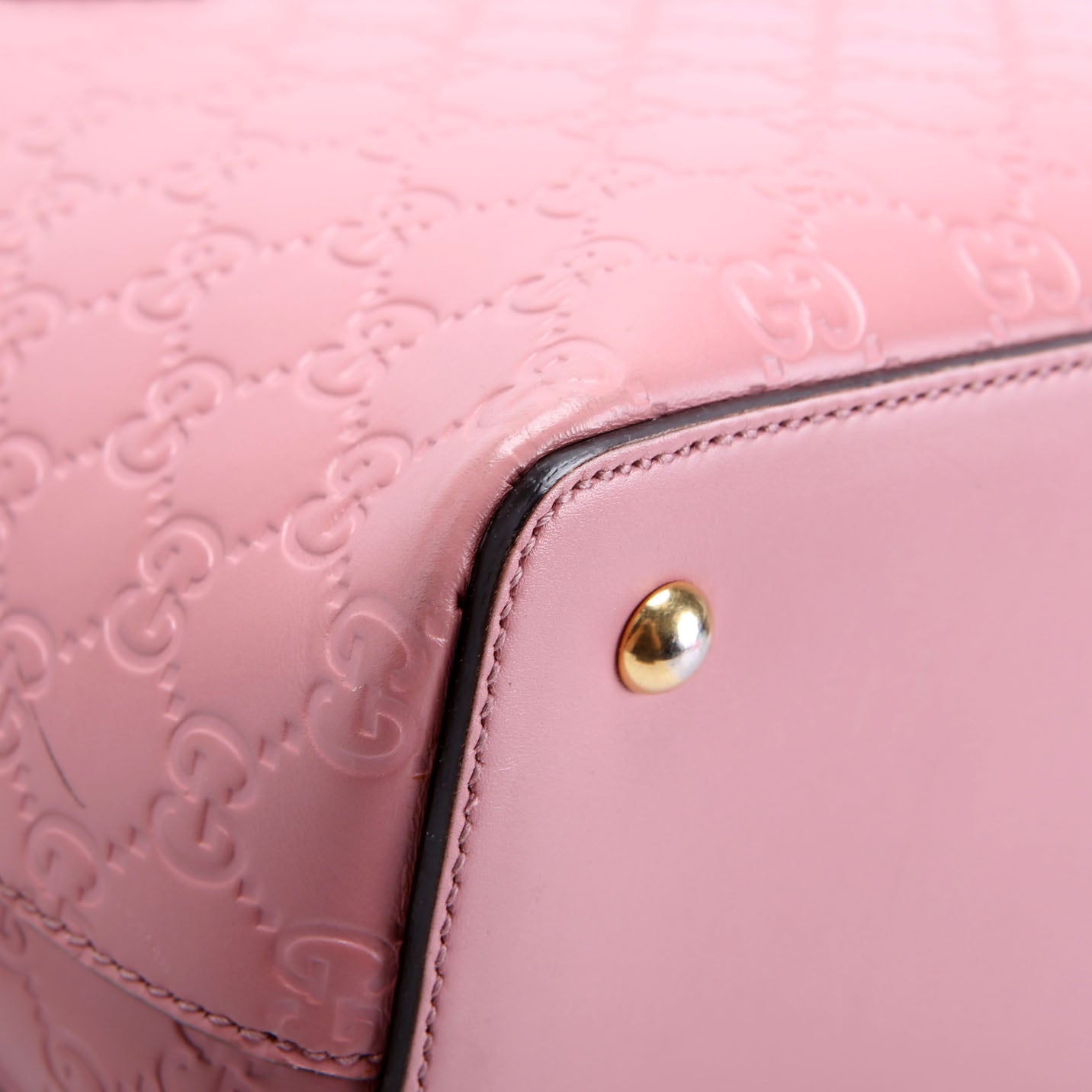 428226 Sig Leather Fold Over Tote