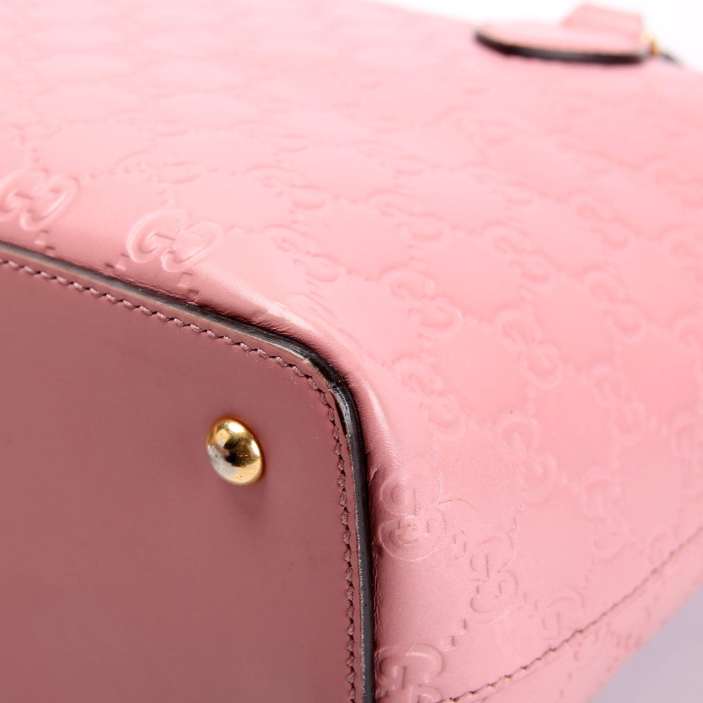 428226 Sig Leather Fold Over Tote