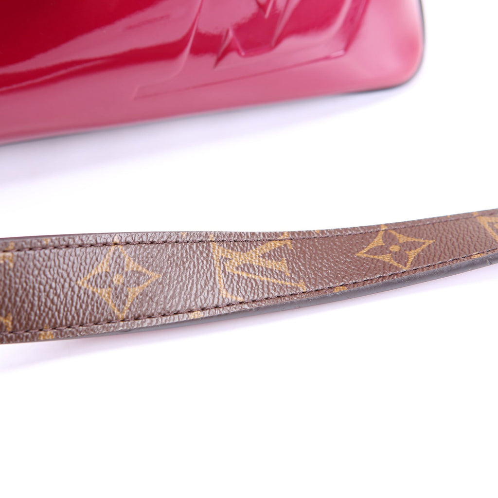 Miroir Vernis Tote Brown/Berry