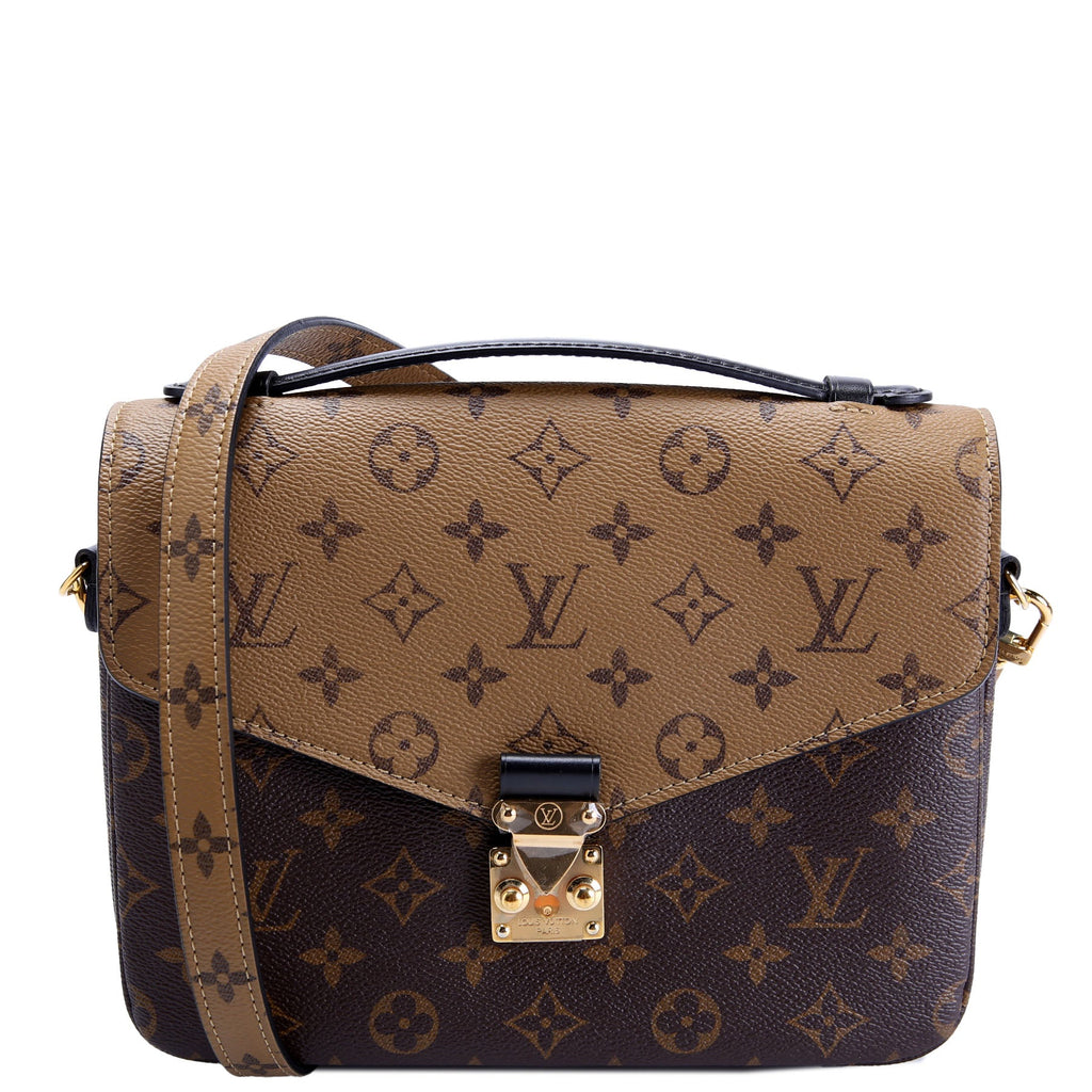 Pochette Metis Reverse Monogram Brown/Beige/Black