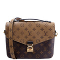 Pochette Metis Reverse Monogram Brown/Beige/Black