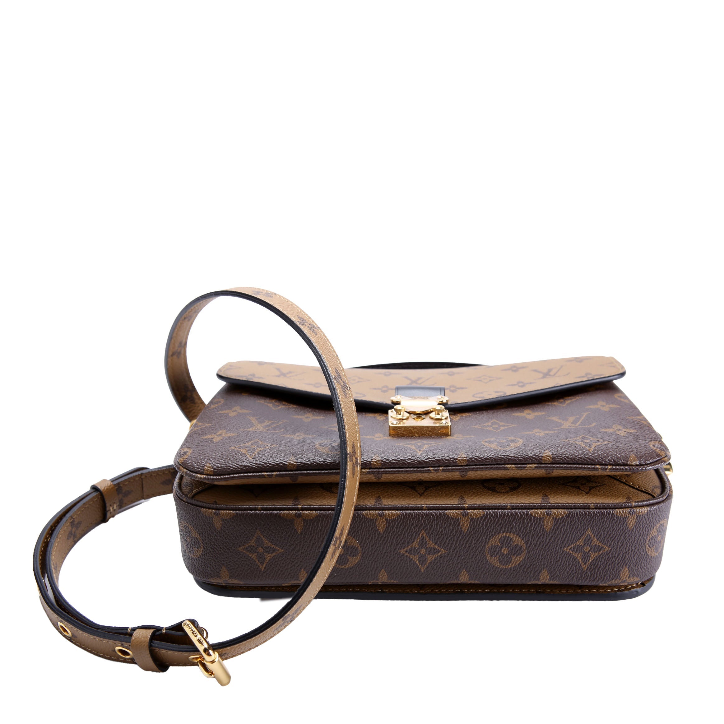 Pochette Metis Reverse Monogram Brown/Beige/Black