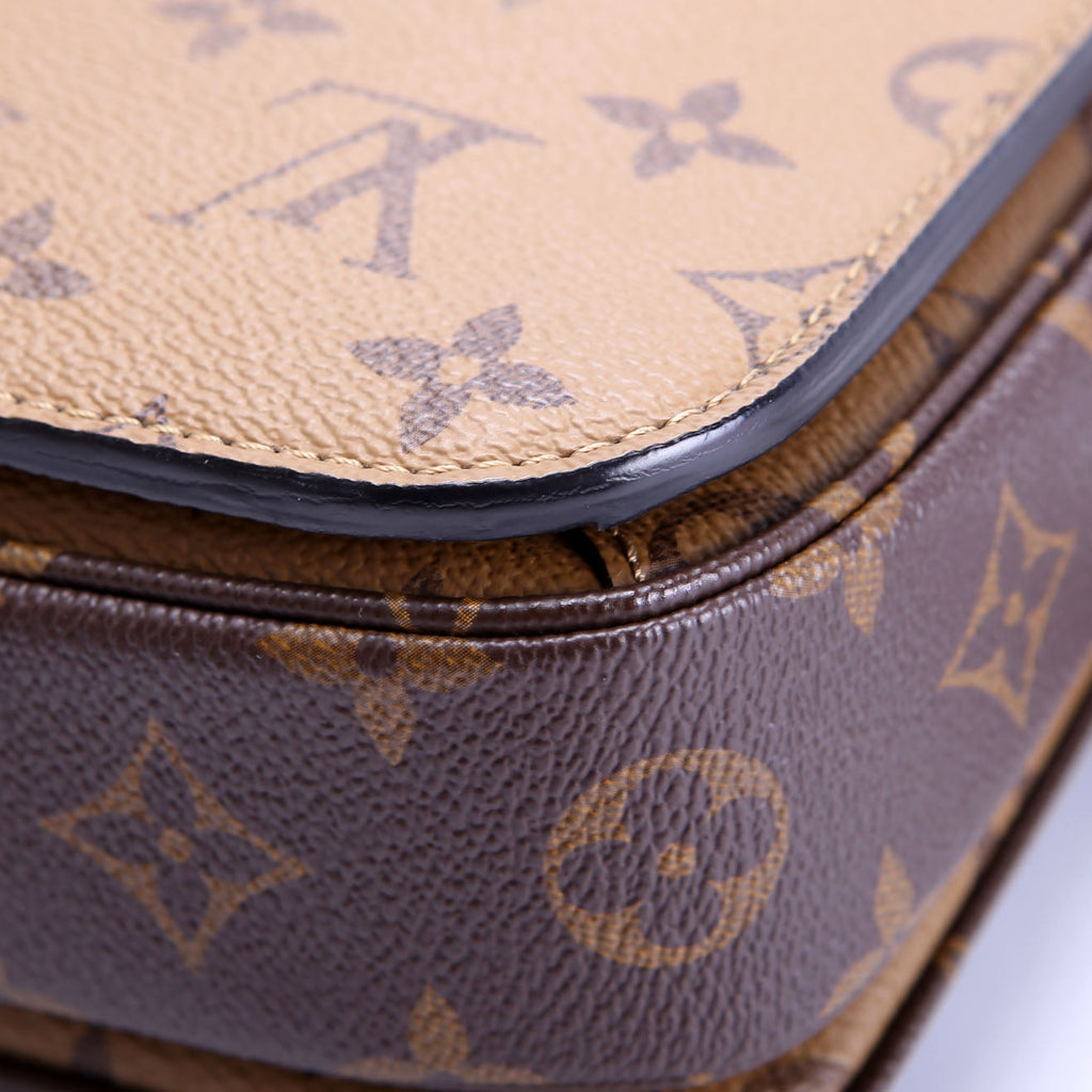 Pochette Metis Reverse Monogram Brown/Beige/Black