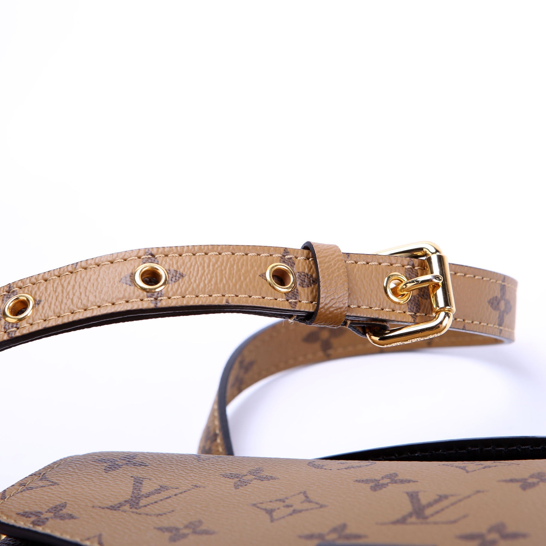 Pochette Metis Reverse Monogram Brown/Beige/Black