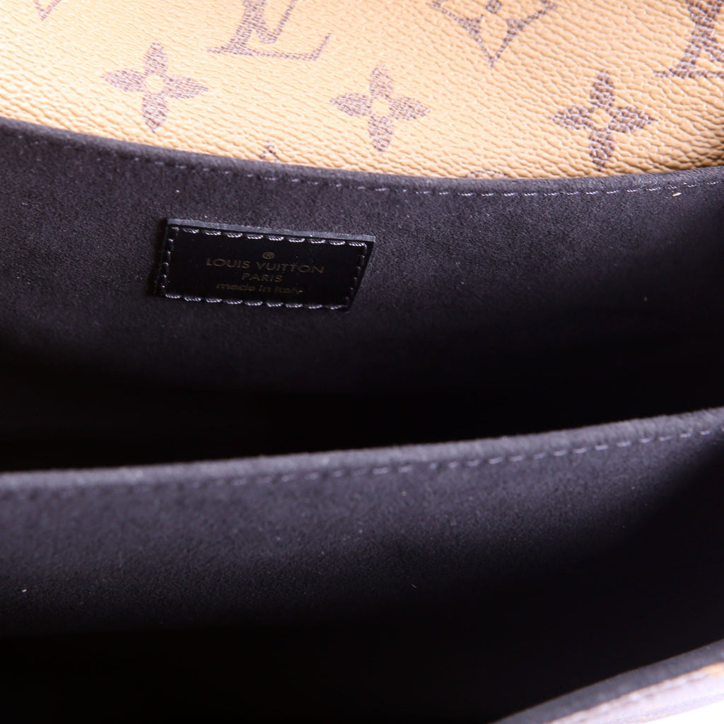 Pochette Metis Reverse Monogram Brown/Beige/Black