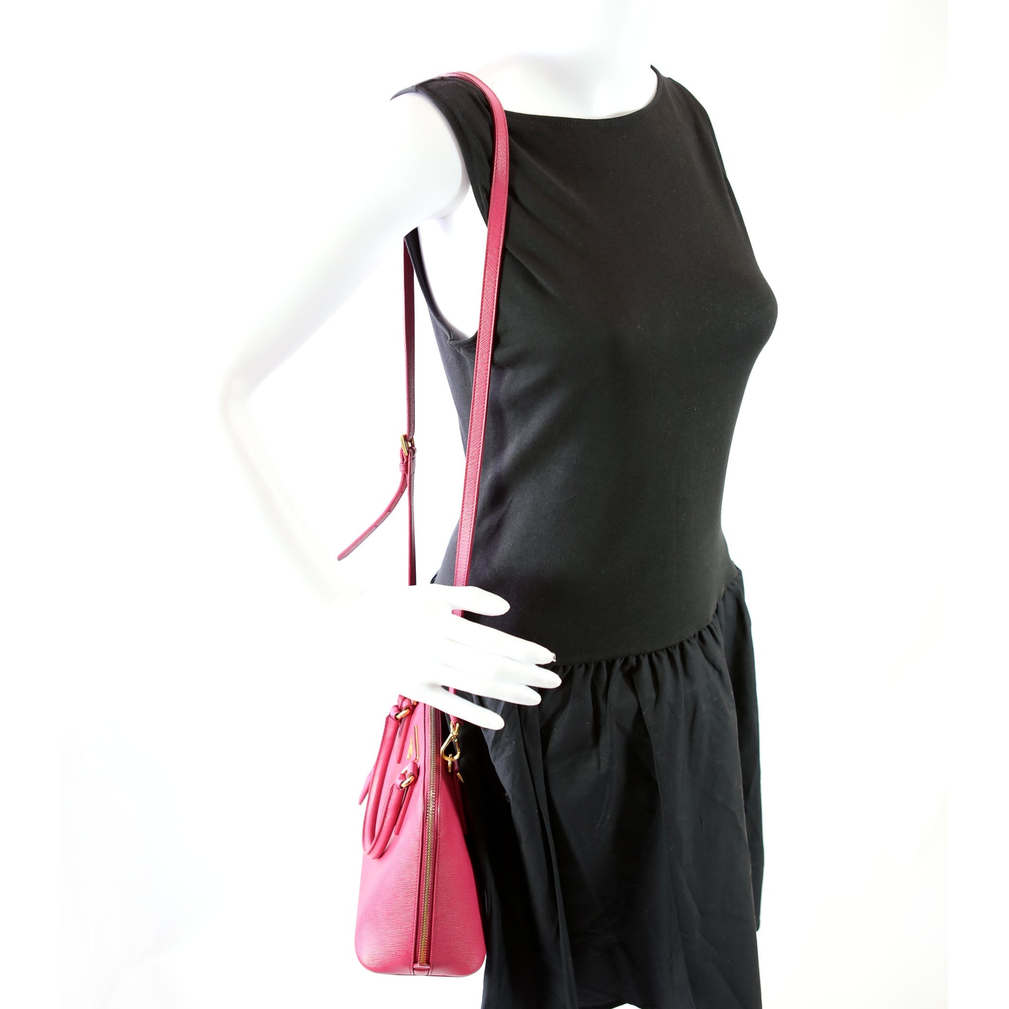 BL0837 Saffiano Lux Performance Medium Pink