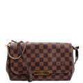 Favorite MM Damier Ebene Brown/Red