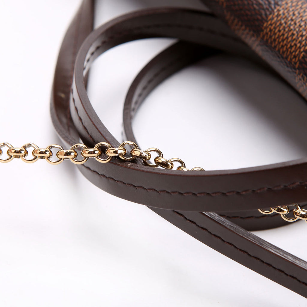 Favorite MM Damier Ebene Brown/Red
